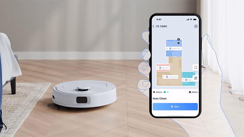 Lỗi bản đồ robot hút bụi Ecovacs Deebot bị chồng chéo hiển thị trên app Ecovacs Home
