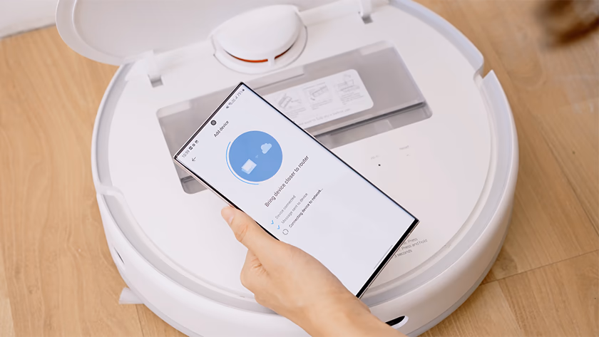 kết nối robot hút bụi Xiaomi với điện thoại thành công trên Mi Home
