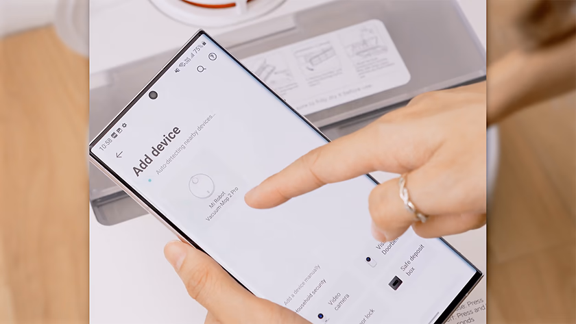 thêm robot hút bụi Xiaomi vào Mi Home để kết nối với điện thoại